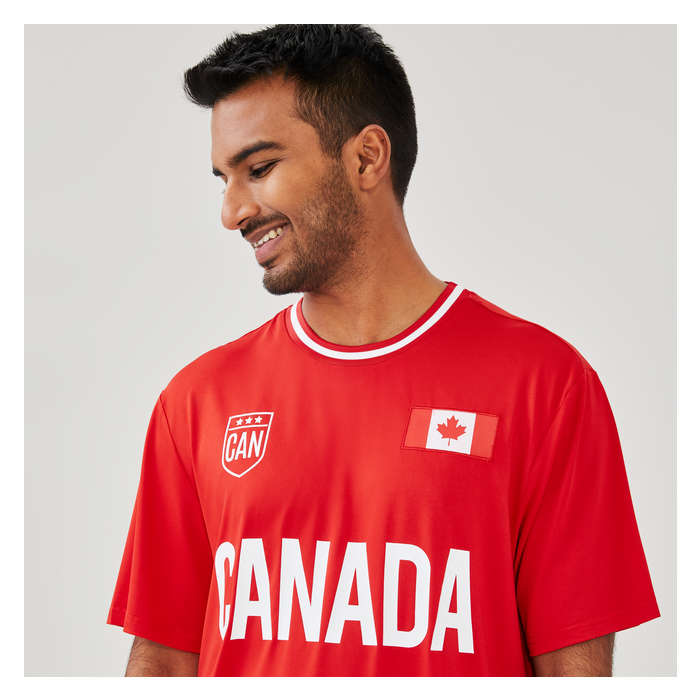 Men's Adult Canada Soccer Jersey T-Shirt